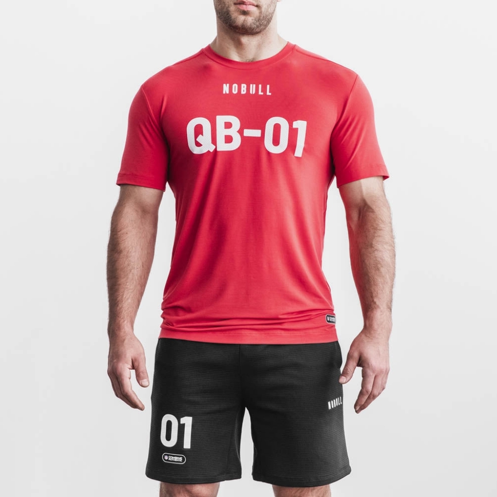 ISO NoBull Combine Red QB Tee - M